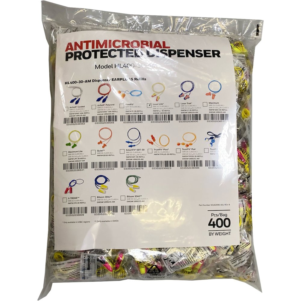 Howard Leight by PIP HL400 Refill Corded Earplugs LL-30 2000PR (Case)