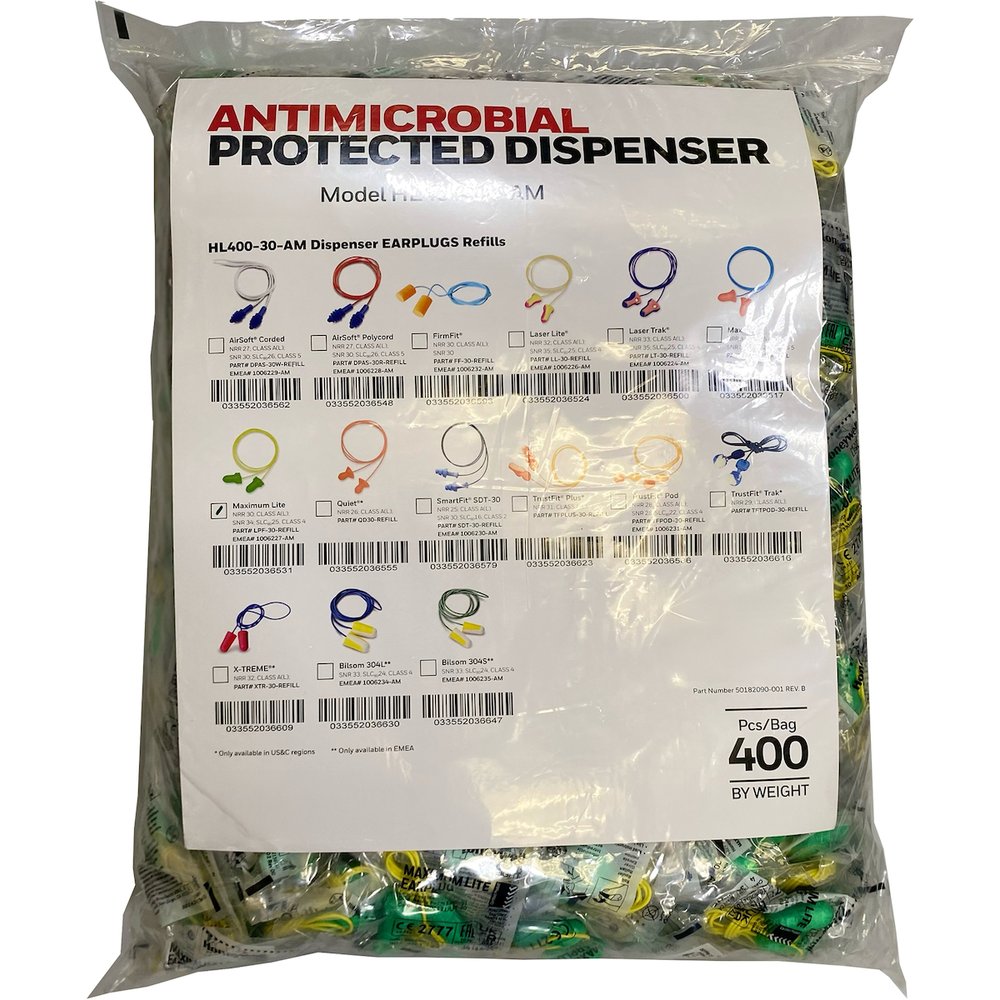 Howard Leight by PIP HL400 Refill Corded Earplugs LPF-30 2000PR (Case)