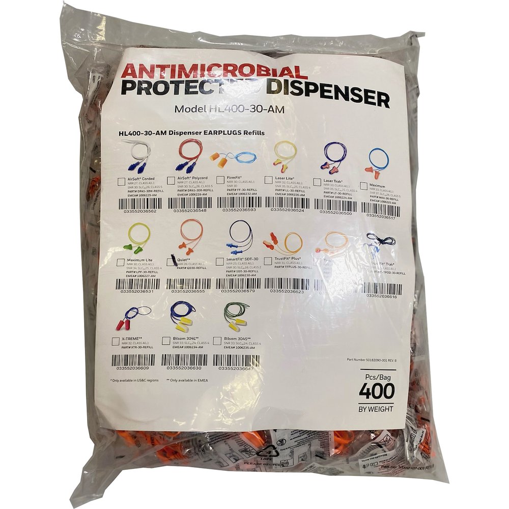 Howard Leight by PIP HL400 Refill Earplugs QD30, 2000/Case