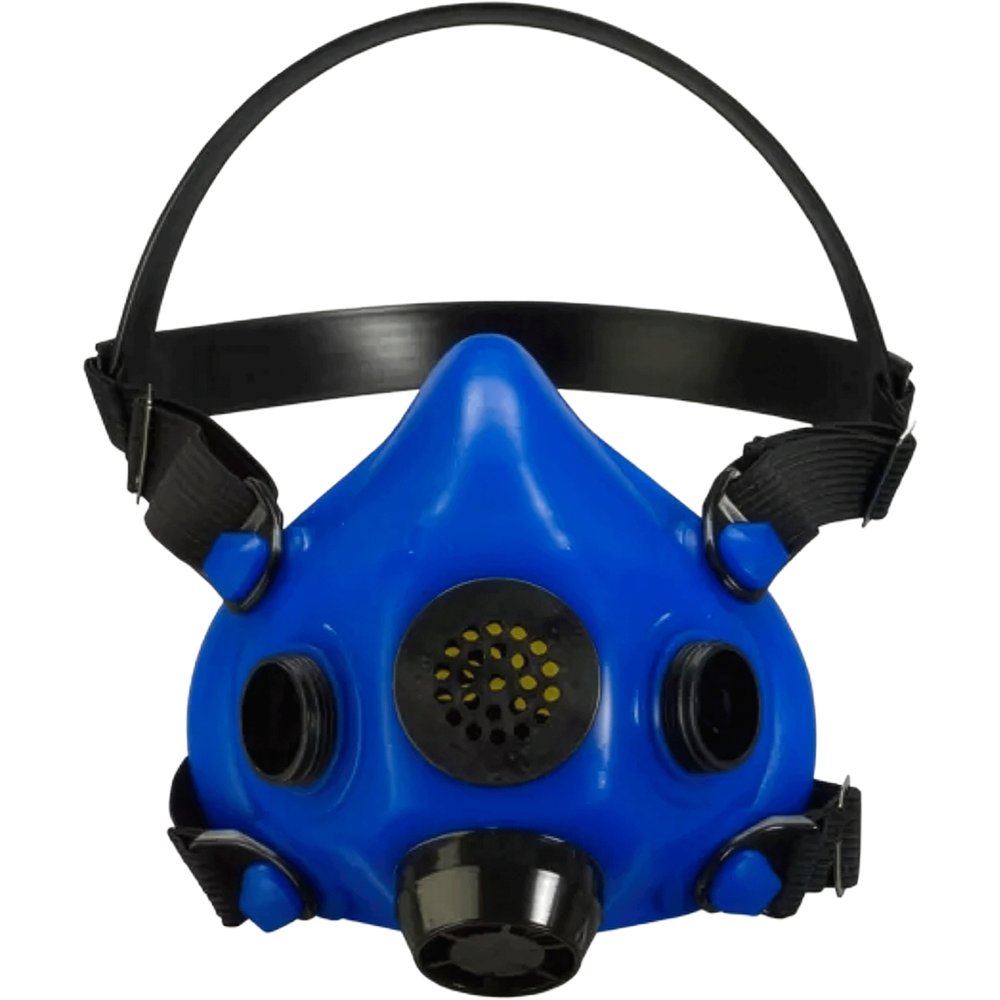 North by PIP Half Mask Resp W/ Speechdiap Royal Blue Small, 12/Case