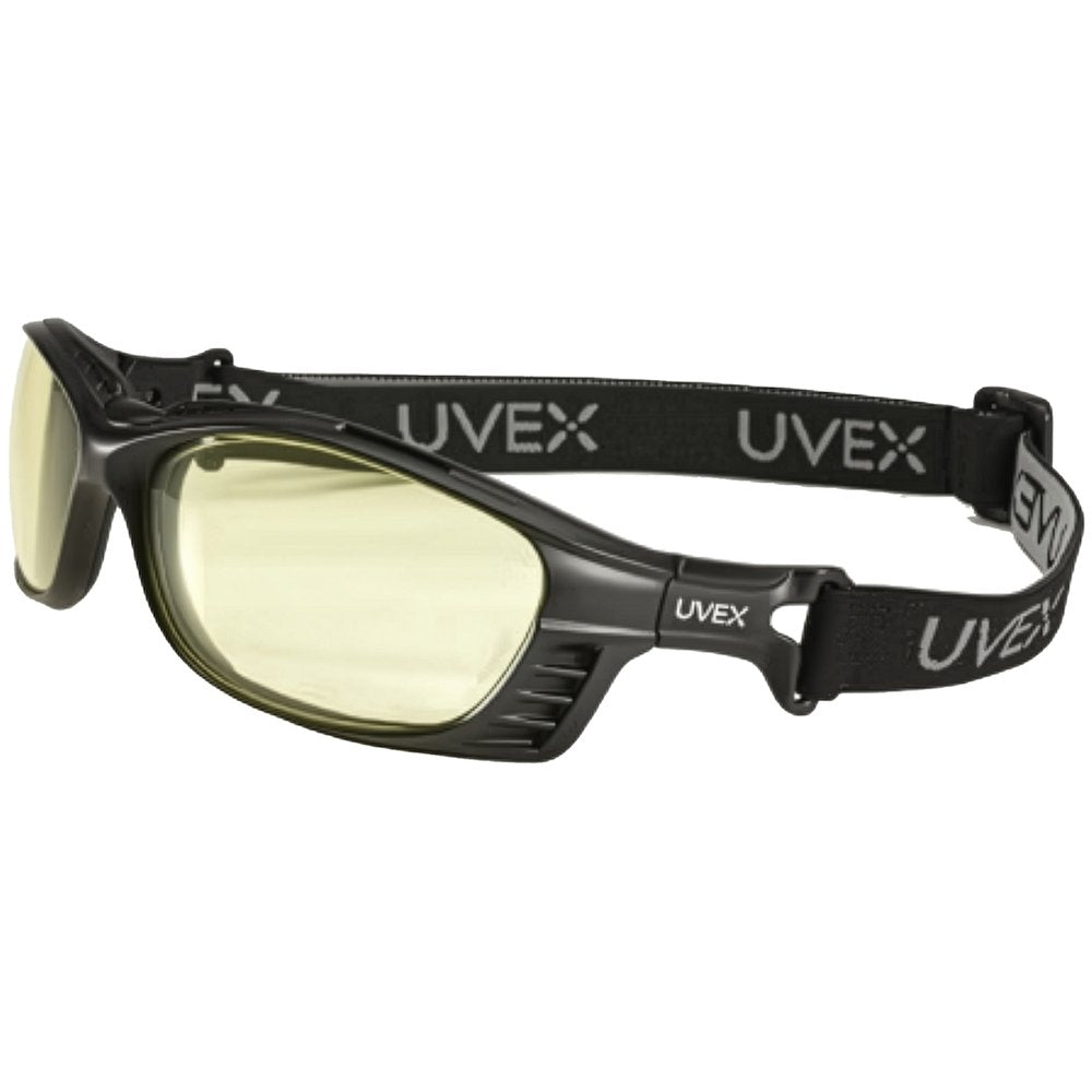Uvex Livewire SFTY Glasses BLK Sct-low IR Lens