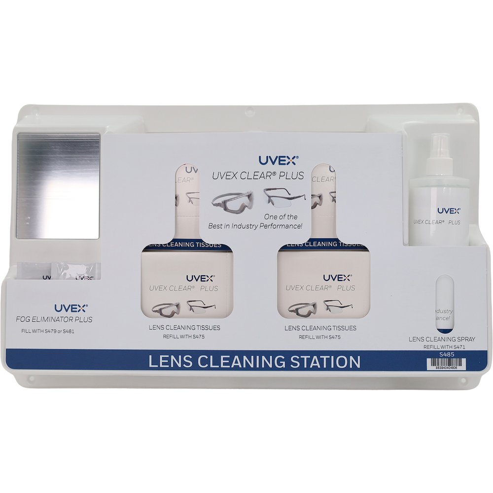 Uvex Clear Plus Lens Clean Stat Perm