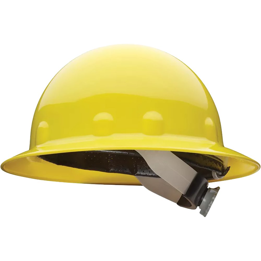 Fibre-Metal by PIP Hat- Thermoplastic Yellow W/3-R Swingstrap, 20/Case