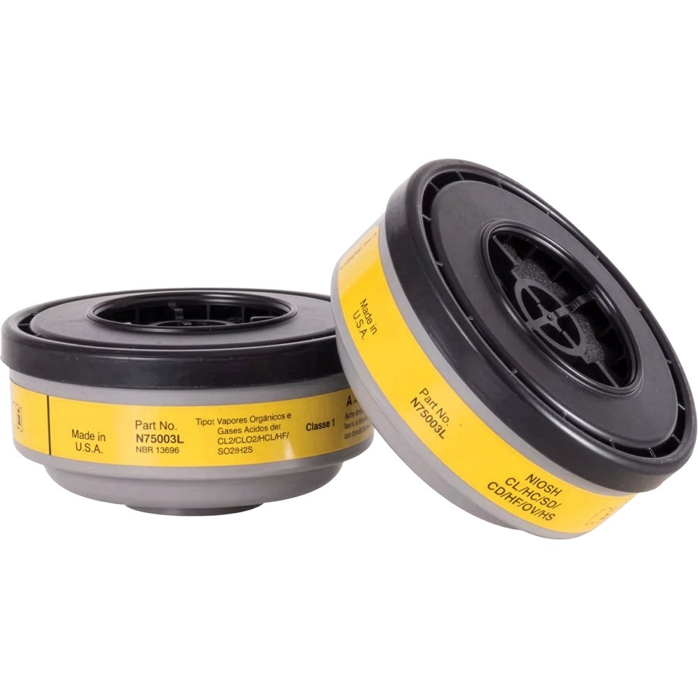 North by PIP Organic VAPOR/CHLORINE/HCL.S02/HF Cartridge LOW (Pair)
