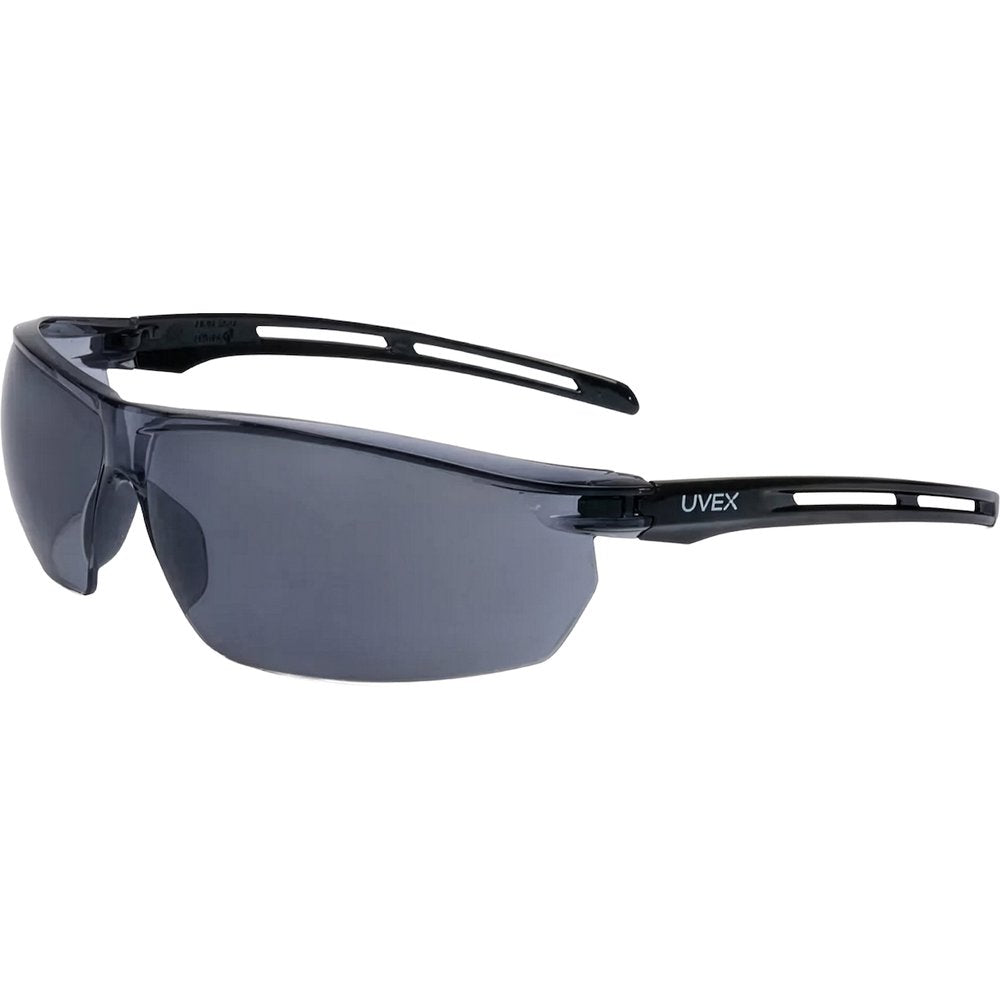UVEX by PIP Gloss Black Gray Uvextraaf, 10/Box