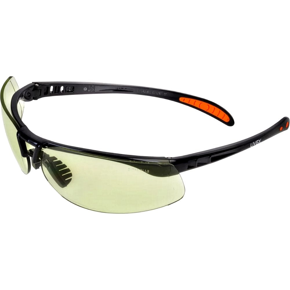 UVEX by PIP Protege Black Sct-lowirhsaf, 10/Pack