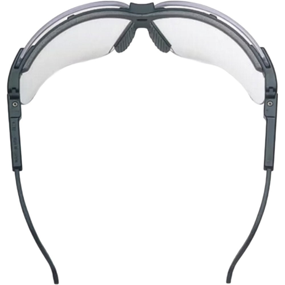 UVEX by PIP Semi-rimless Glasses BLK CLR Lens Anti-fog Coat