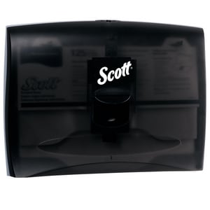 Closet Seat Cover Dispenser in Smoke Grey