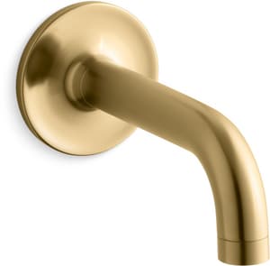 Non-Diverter Tub Spout in Vibrant Brushed Moderne Brass