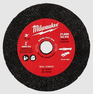 3 Metal Cut Off Whl 3/ Pk