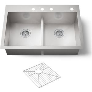 33X22 2Eb 4H Kitc Sink *Vault Ss