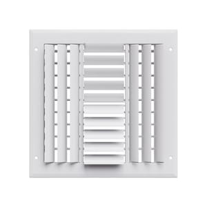 10X10 Alum 4Way Curv S/C Reg Whit