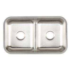32 x 18 in. Double Bowl Undermount Kitchen Sink
