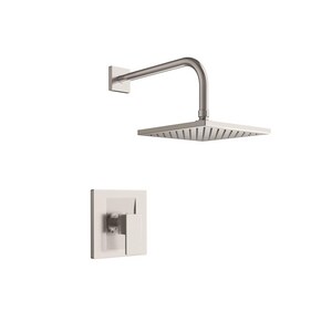 One Handle Single Function Shower Faucet in Brushed Nickel (Trim Only)