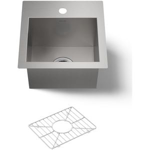15X15 1H Bar Sink *Vault Ss