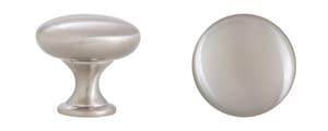 1-3/16 Dia Cab Knob W/ Scrw Sn