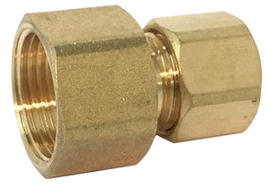 ! Lf 3/8X1/4 Fem Comp X Tube Adpt