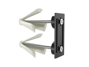 Bath Accy F/ Crvd Shwr Rod 2 Pk