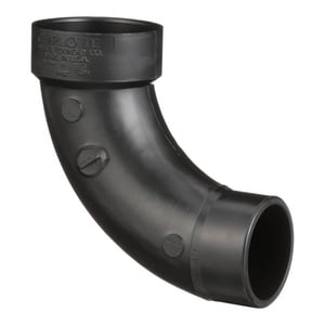 1-1/2 Abs Dwv Ls St 90 Ell