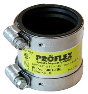 Proflex 1-1/2 Ci Pvc Stl X Cop Coup
