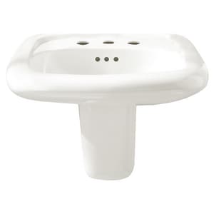 @ 20-1/2X21-1/4 Wm Lav Sink Whit