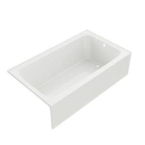 72X42 Rh Acr Tub W/Skt *Hillsbor Wh