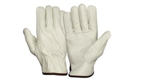 L Size Cowhide Leather Driver Gloves