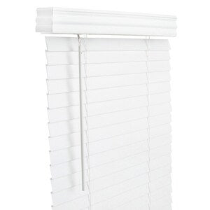 22X36 Whit 2 Faux Wood Crdl Blind