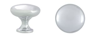 1-3/16 Dia Cab Knob W/ Scrw Cp