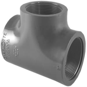 1-1/4 Pvc S80 Thrd Tee