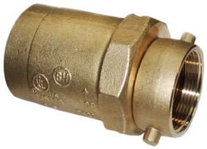 3 in. x 2-1/2 in. MNPT x FNST Brass Check Snoot