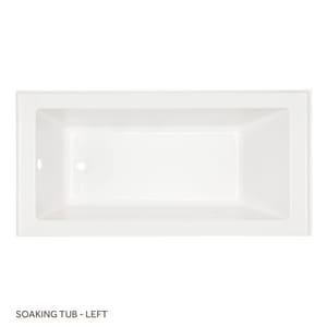 60X30 Lh Bath W/Skt *Sitka Whit