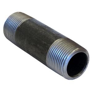 3/8X2 Blk Xh Stl Nip