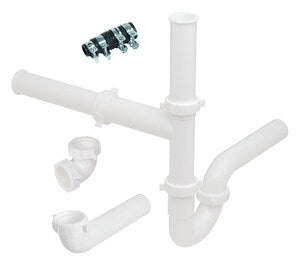 Dbl Bowl Kitc Sink Kit F/ Conn