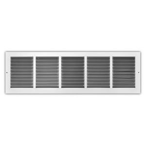 30 x 8 in. Residential 1-way Return Grille White Steel