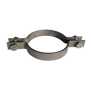 12 in. 2490 lb. Plain Carbon Steel Medium Split Pipe Clamp