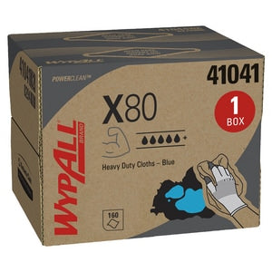 Wypall X80 Wipes Bx 160 Blue 1/Ca