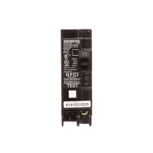15A 1 Pole 120V Gfi Cb