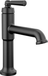 Single Handle Bathroom Sink Faucet in Matte Black