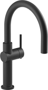 Single Handle Lever Bar Faucet in Matte Black