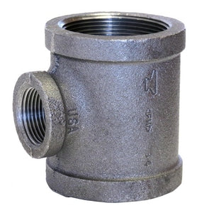 2X2X1-1/4 Blk Mi 150# Tee
