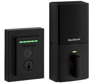 Deadbolt and Keyless Entry Lock in Matte Black