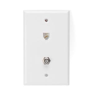 Whit 4 Conductor Comb Wall Jack