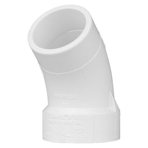 1-1/2 Pvc Dwv St 45 Ell