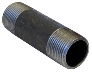 1X2 Blk Stl Nip