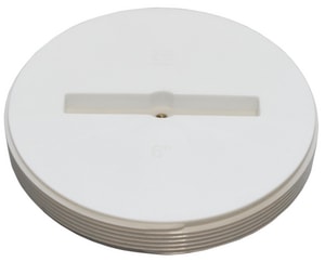 6 Pvc Cs Co Plug W/ Thrd Brs Ins
