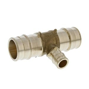 1 x 1 x 1/2 in. F1960 Brass PEX Reducing Tee