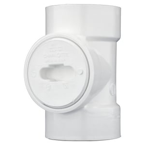 4 Pvc Dwv Co Tee & Co Plug