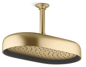 Dual Function Showerhead in Vibrant® Brushed Moderne Brass