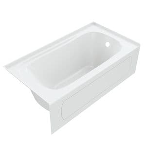 66X36 Rh Acr Tub W/Skt *Hillsbor Wh